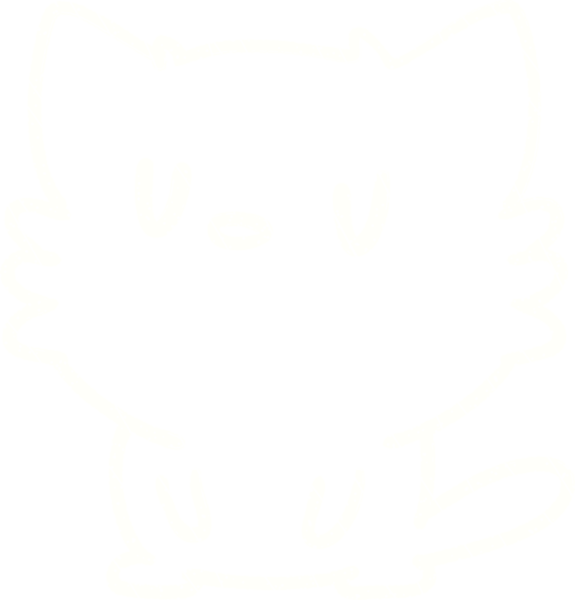 Bir insan tarafından çizilen Kedi Tebeşiri