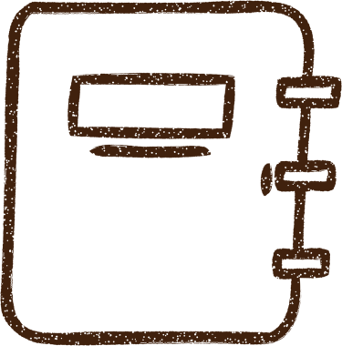 Bir insan tarafından çizilmiş alıştırma kitabı karakalem çizimi