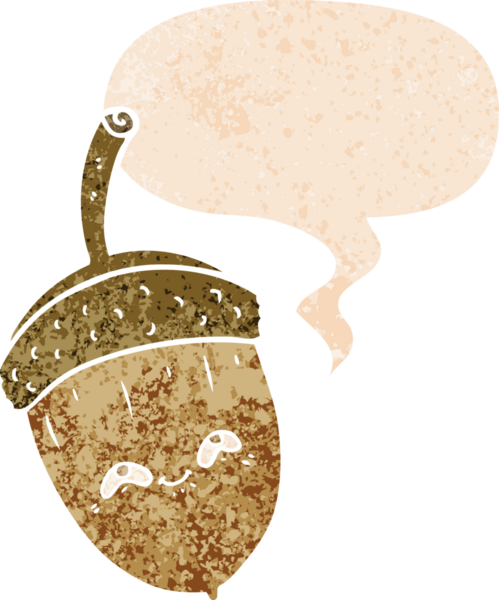 Bir insan tarafından çizilmiş grunge dertli retro desenli konuşma balonu ile çizgi film palamudu