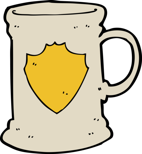 Bir insan tarafından çizilmiş eski bir karikatür.