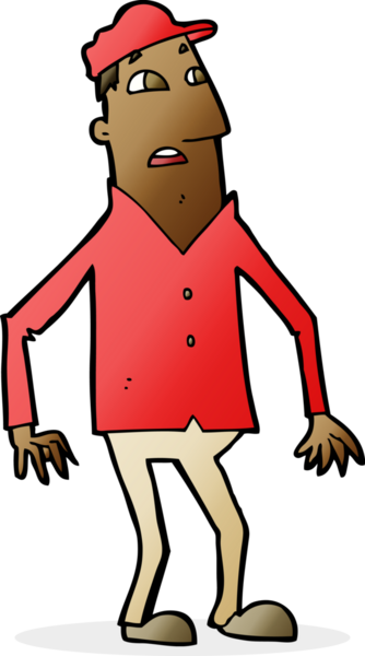 Bir insan tarafından çizilmiş bir karikatür.