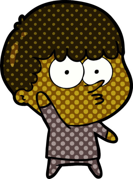 Çizgi film meraklısı çocuk bir insan tarafından çiziliyor.