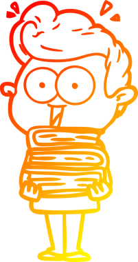 İnsan tarafından çizilmiş bir çizgi film karakteri.