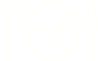 Bir insan tarafından çizilmiş yemek tabağı tebeşiri.