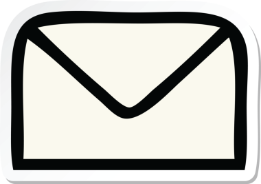 Bir insan tarafından çizilmiş şirin bir karikatür kağıdının etiketi.