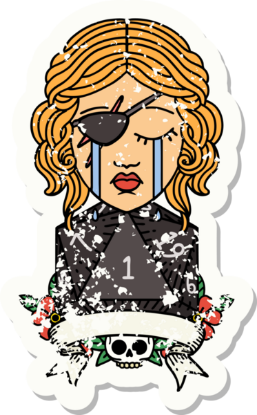 Bir insan tarafından çizilmiş doğal bir rulo ile ağlayan bir insan haylaz etiketi.