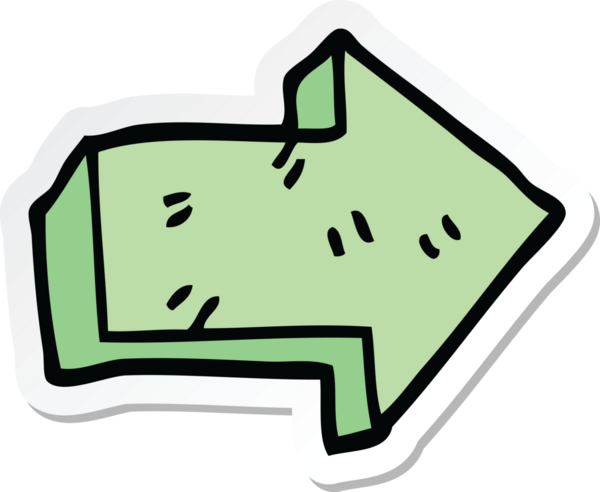 Bir insan tarafından çizilmiş bir çizgi filmin çıkartması.