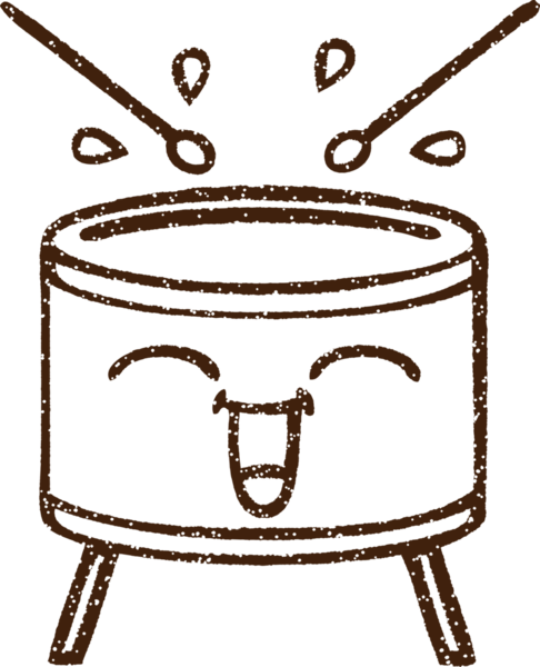 Bir insan tarafından çizilen Davul Kömürü Çizimi