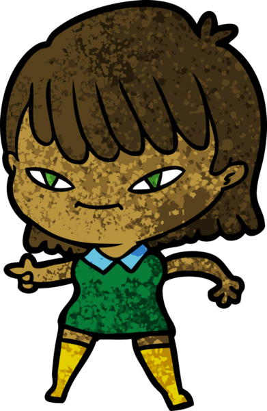 Bir insan tarafından çizilmiş bir karikatür.