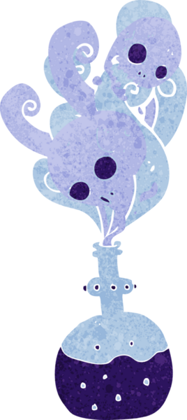 Bir insan tarafından çizilmiş karikatür iksiri