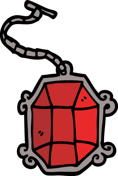 Bir insan tarafından çizilmiş karalama yakut kolye.