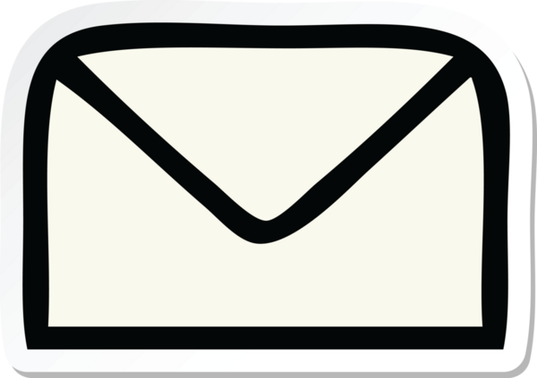 Bir insan tarafından çizilmiş şirin bir karikatür kağıdının etiketi.