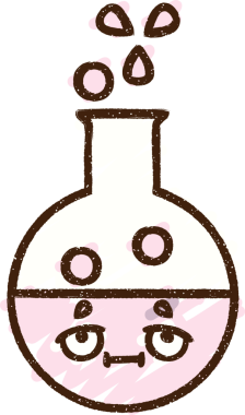 Bir insan tarafından çizilen köpüren Kimyasal Tebeşir Çizimi