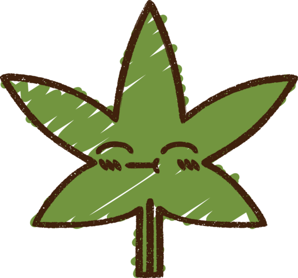 Bir insan tarafından çizilen Yaprak Tebeşiri