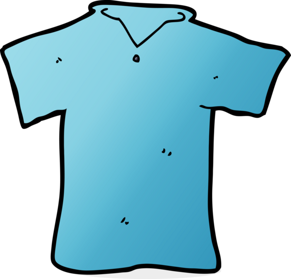 Bir insan tarafından çizilmiş karikatür tişörtü.