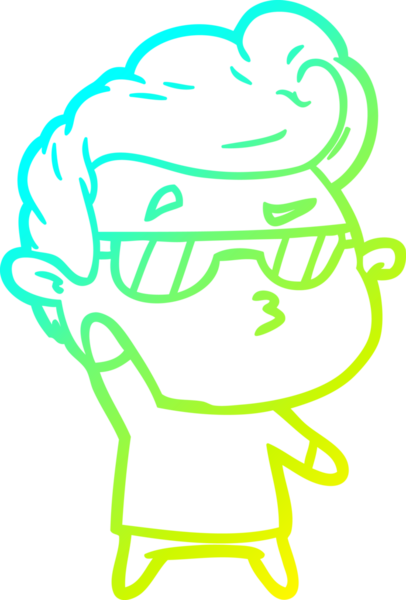 Bir insan tarafından çizilmiş karikatür karikatürü.