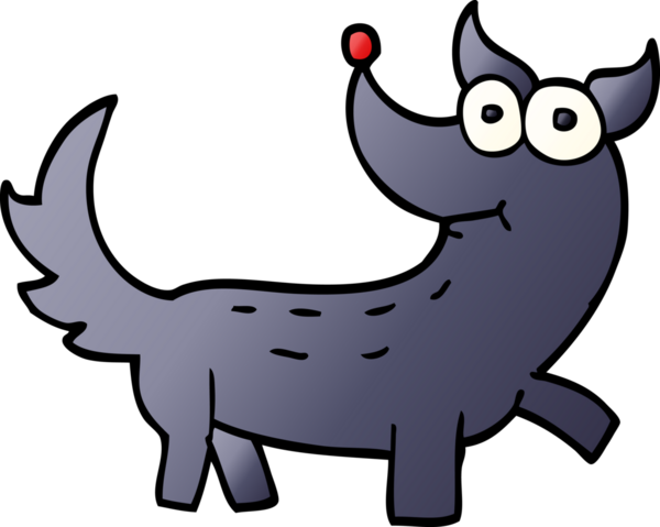 Bir insan tarafından çizilmiş karalama köpeği.