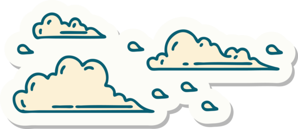 Bir insan tarafından çizilmiş yüzen bir dövme stili.