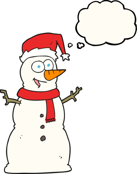 Bir insan tarafından çizilmiş serbest çizim balon kardan adam.