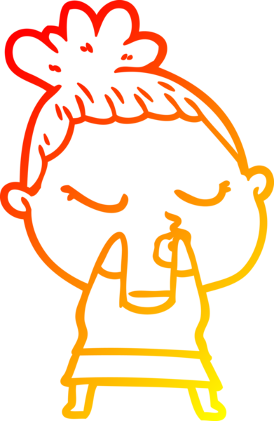 Bir insan tarafından çizilmiş, karikatür çizimi.