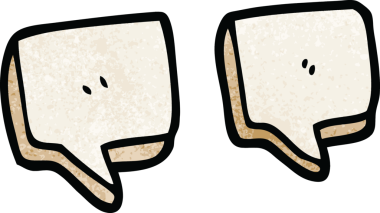 bir insan tarafından çizilmiş karalama tırnak işaretleri