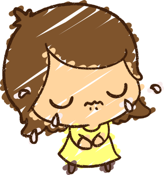 Bir insan tarafından çizilen Ağlayan Kız Tebeşiri