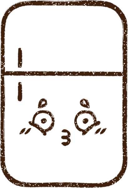 Buzdolabı Kömürü Bir insan tarafından çizilmiş