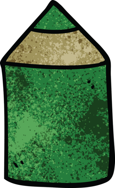 Bir insan tarafından çizilmiş karalama renkli kalem.