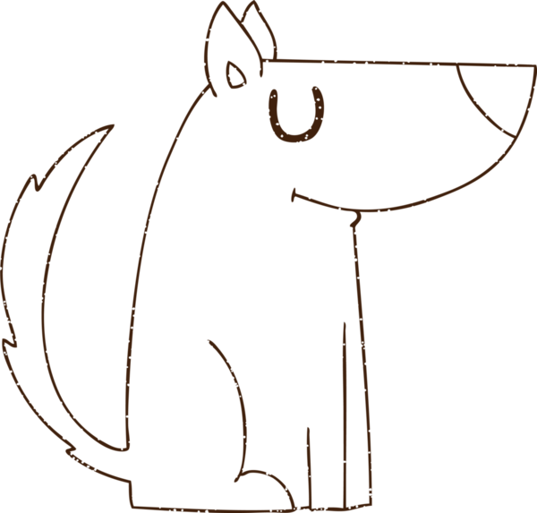 Bir insan tarafından çizilen Köpek Kömürü