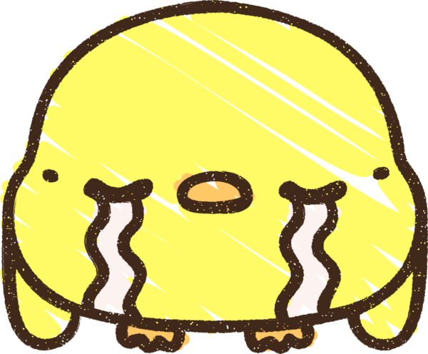 Bir insan tarafından çizilen Ağlayan Tavuk Tebeşiri