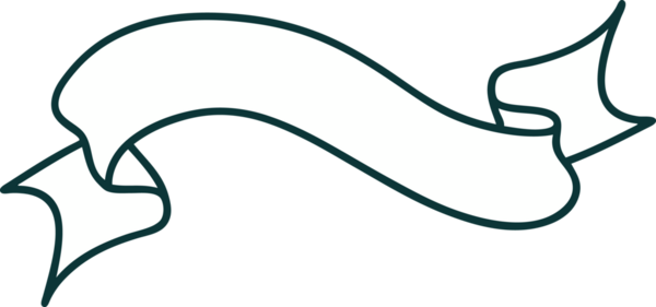 Bir insan tarafından çizilmiş bir pankartın ikonik dövme şekli