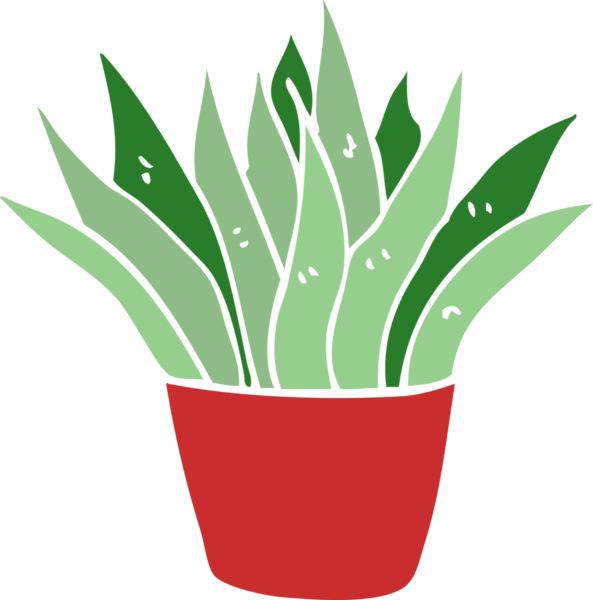 Bir insan tarafından çizilmiş karalama evi bitkisi.