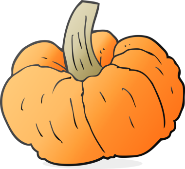 Bir insan tarafından çizilmiş balkabağı çizimi.