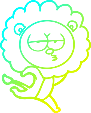 Bir insan tarafından çizilmiş, çizgi film karakteri.