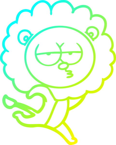 Bir insan tarafından çizilmiş, çizgi film karakteri.