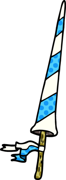 karikatür şövalyeleri bir insan tarafından çizilmiş mızrak