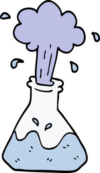 bir insan tarafından çizilmiş karalama bilim deneyi.