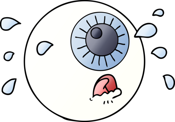 Bir insan tarafından çizilmiş göz yaşları.