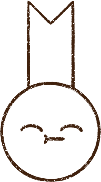 Bir insan tarafından çizilen Altın Madalya Kömür