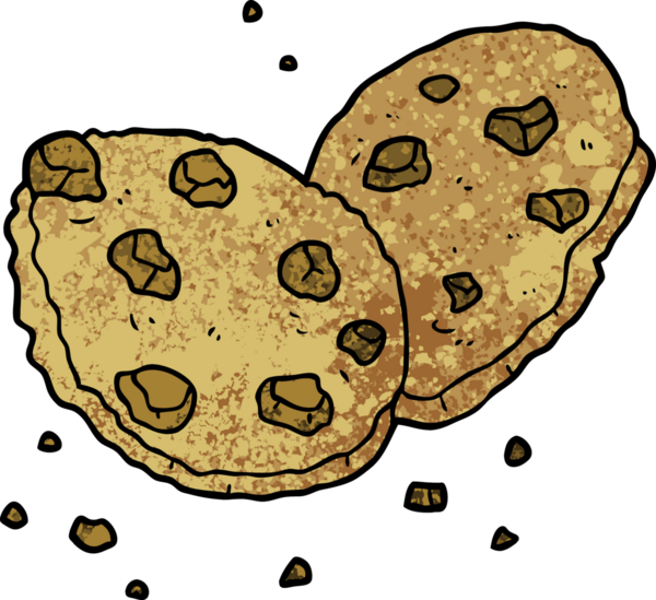 bir insan tarafından çizilmiş karikatür kurabiyeleri