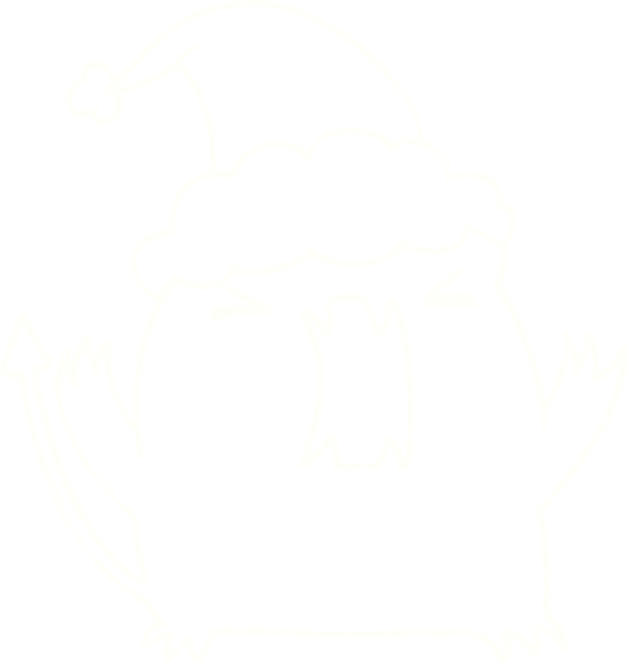 Bir insan tarafından çizilen Şenlikli Küçük Tebeşir