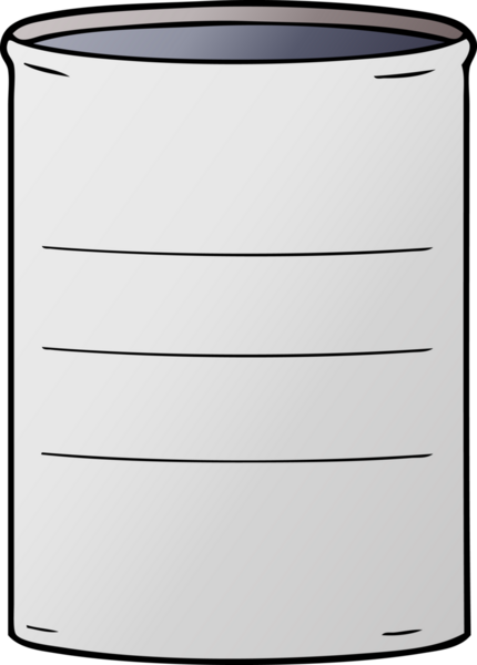 Bir insan tarafından çizilmiş karikatür yağı varili.