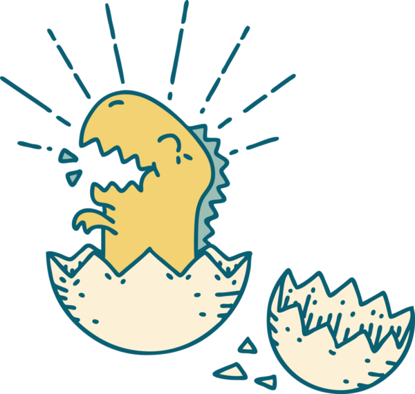 Bir insan tarafından çizilmiş geleneksel bir dövme tasviri.