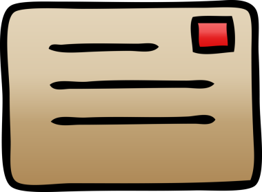 Bir insan tarafından çizilmiş kağıdın gölgelenmiş karikatürü.