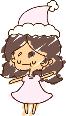 Bir insan tarafından çizilen Noel Kadın Tebeşiri