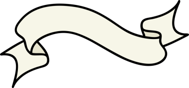 bir insan tarafından çizilmiş geleneksel bir pankart dövmesi