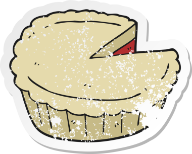 Bir insan tarafından çizilmiş karikatür turtasının gerilimli etiketi.