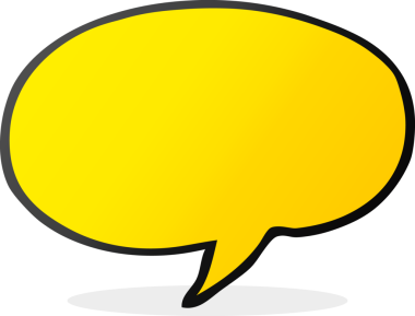 Bir insan tarafından çizilmiş serbest konuşma balonu