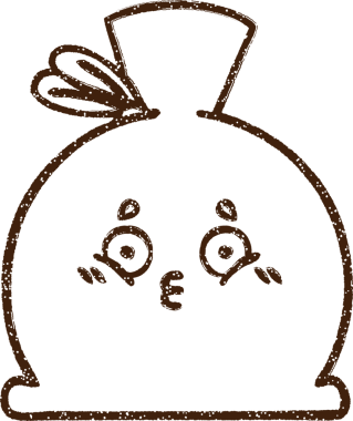 Bir insan tarafından çizilmiş Çöp Torbası Kömür Çizimi