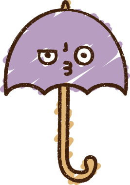 Bir insan tarafından çizilen Şemsiye Tebeşiri